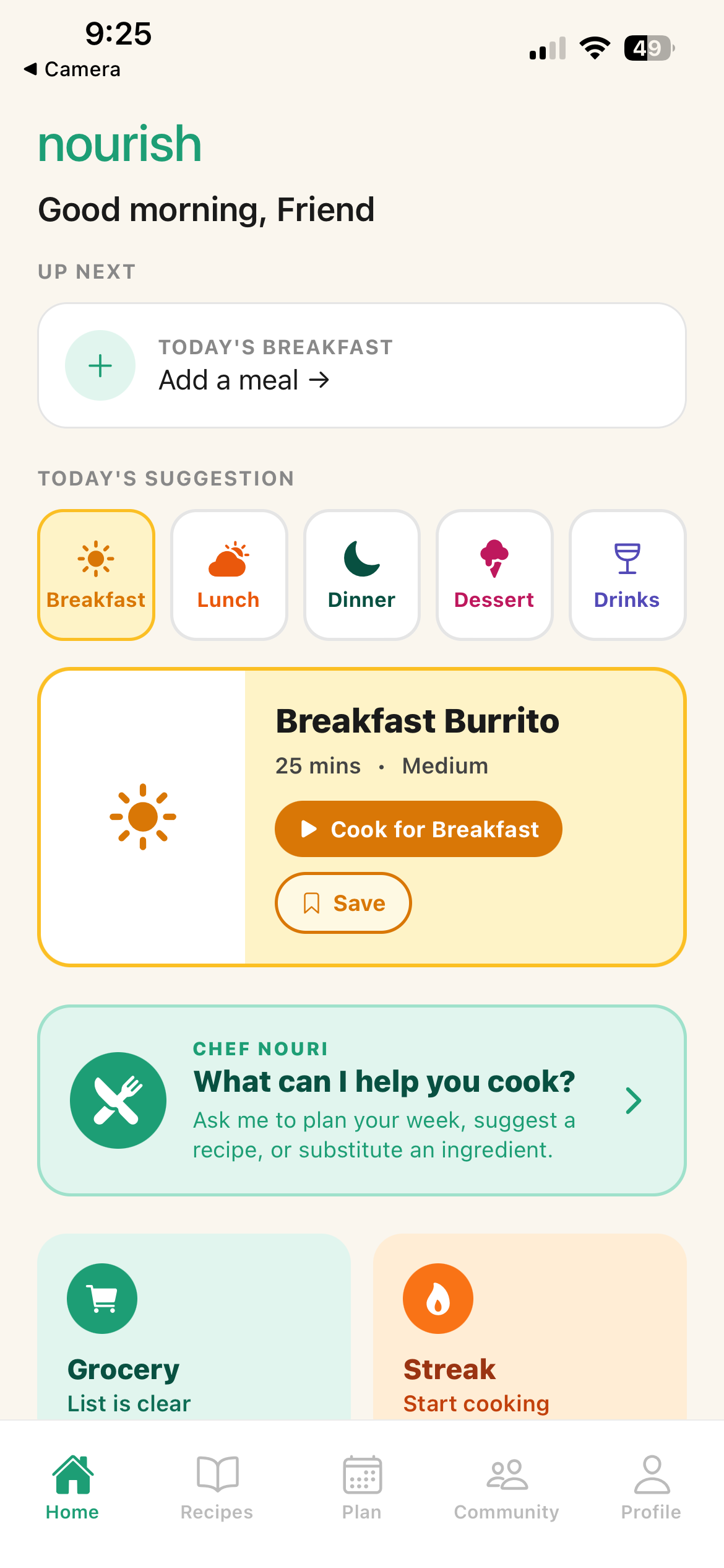 Nourish home